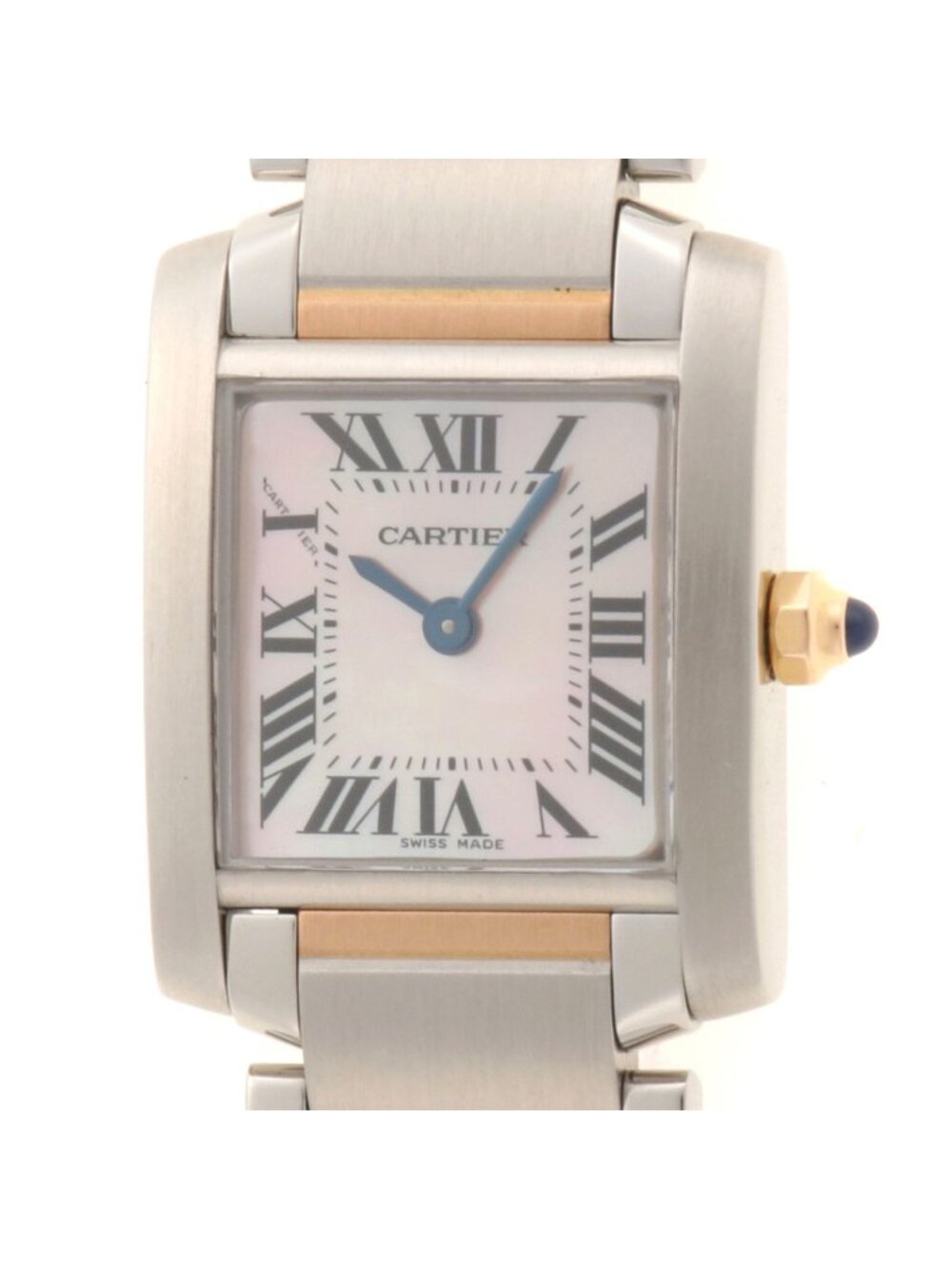 Cartier Tank Francaise SM Watch Pink Shell Dial